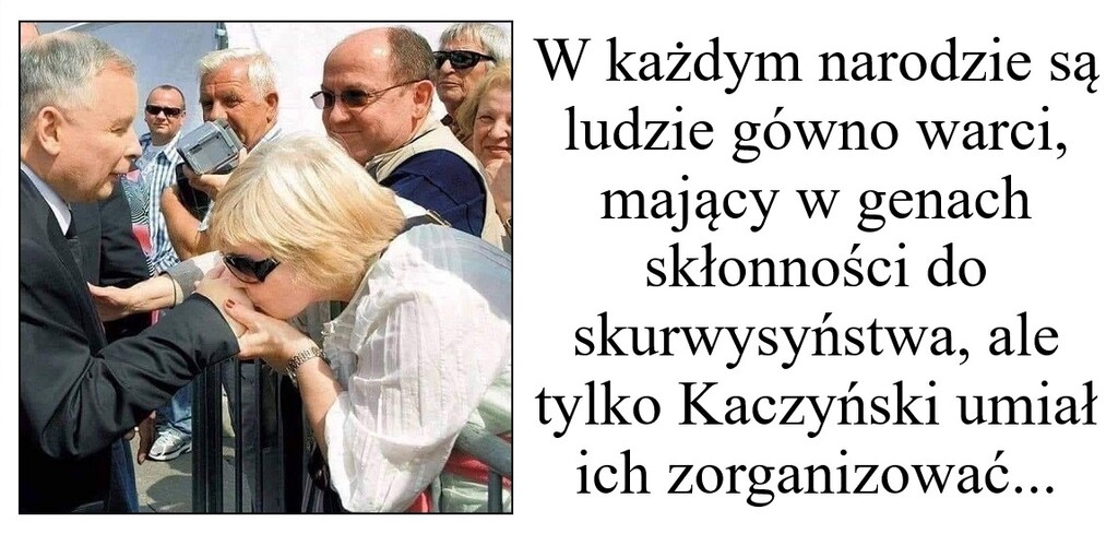 <a href="/BoguckiZbigniew/">Zbigniew Bogucki🇵🇱</a> <a href="/NawrockiKn/">Karol Nawrocki</a> PiSdowski PiSdzielcu nie pluj ludziom w twarz. Jak ćpun stał na bramce w Grand Hotelu, to tatuś Cenckiewicza UBeski skurwysyn tam rządził. Więc ćpun musiał mieć jego zgodę, więc Batyr jest nie tylko gangusem ale i UBecką szmatą!