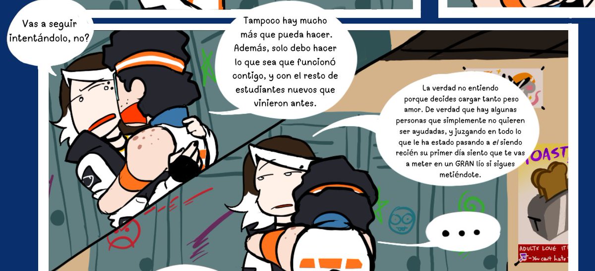 transtiktik's tweet photo. Ahora tendrán pequeñitos comics yeyy
Esto pasaría fuera de cámara de lo que sería mí predict personal del capítulo 2 :], probablemente termine envejeciendo como la leche pero bueno es divertido 
#FunkinHs #FnfHs #yumetwt https://t.co/qbvzFXTx6J