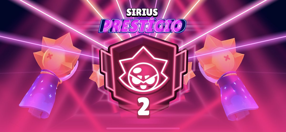 meu sirius ta bugado e eu só to jogando contra brawlers de 200-500 troféus. nunca foi tão facil pegar prestígio 2