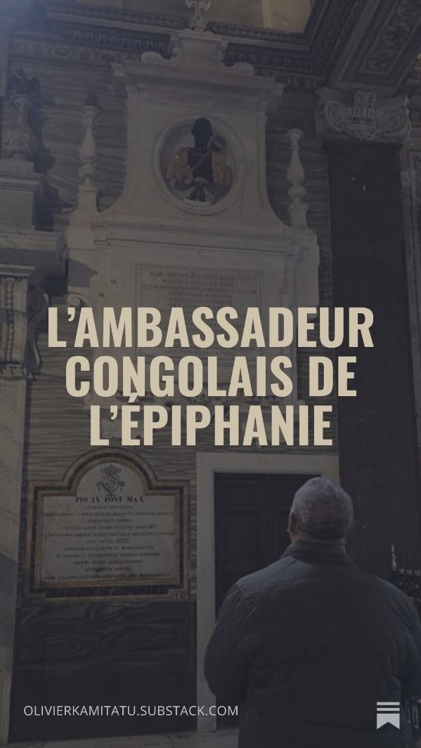 🇨🇩 Un texte que chaque Congolais devrait lire.
<a href="/OlivierKamitatu/">Olivier Kamitatu Etsu</a> vient de publier un récit saisissant sur Antonio Manuel Nsaku Ne Vunda — ambassadeur du royaume Kongo, envoyé à Rome en 1604 par le roi Álvaro II avec une mission historique : établir un lien direct avec le Vatican
