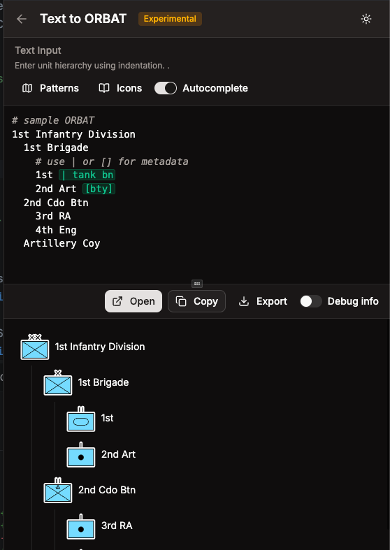 ORBAT Mapper tweet media