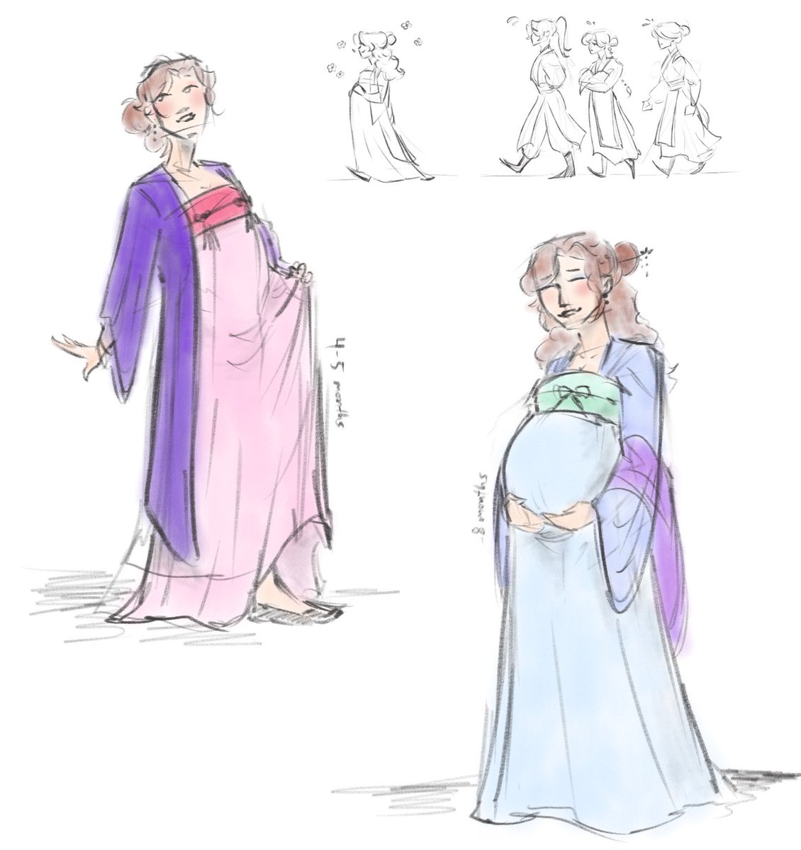 zenlosingit's tweet photo. Since everyone is posting abt Mpreg this fine spring I wanna repost my preggy mxy sketches
#mpreg #moxuanyu #chengyu https://t.co/KvLZE4zsHf