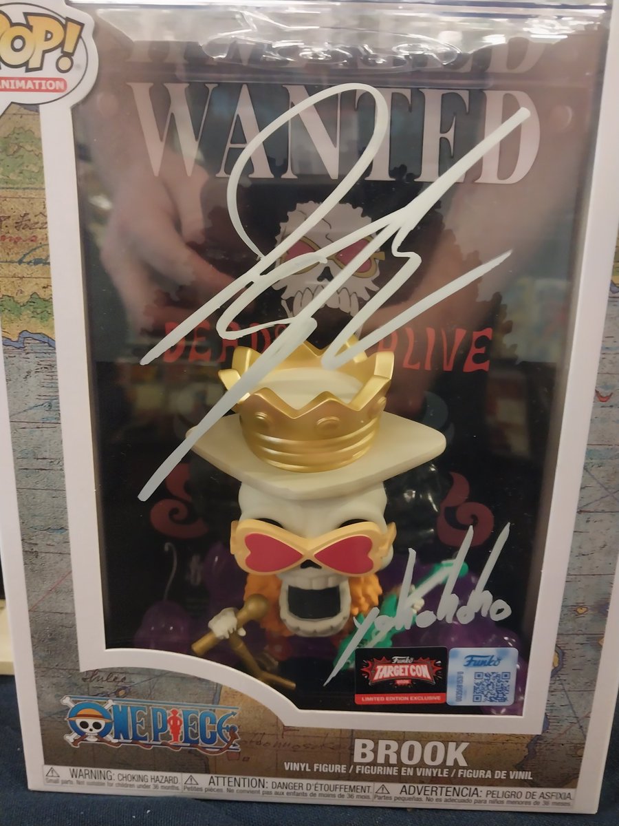 115wiitoxicNegi's tweet photo. Got it just as Ian was leaving for the weekend. Cool to see him again. Will post the other autos later tonight or tomorrow. Thank you Fan Expo Cleveland! Fun time working at the show #FunkoFam #Funko #OnePiece https://t.co/9fQZMAzj8d
