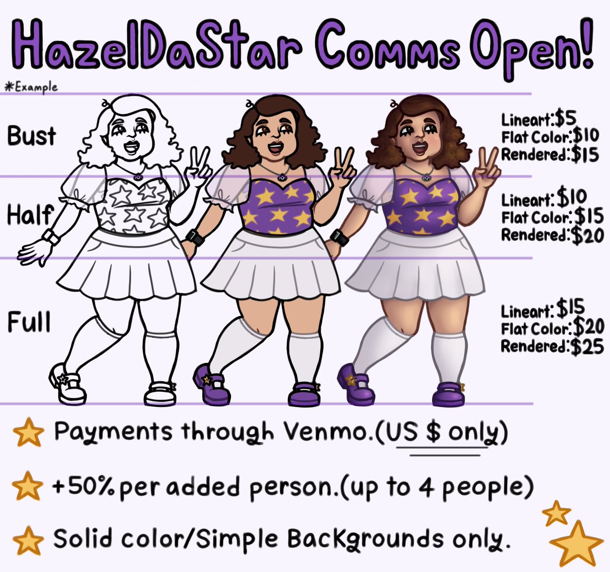 HazelDaStar ⭐️ (C0mms are open!) tweet media