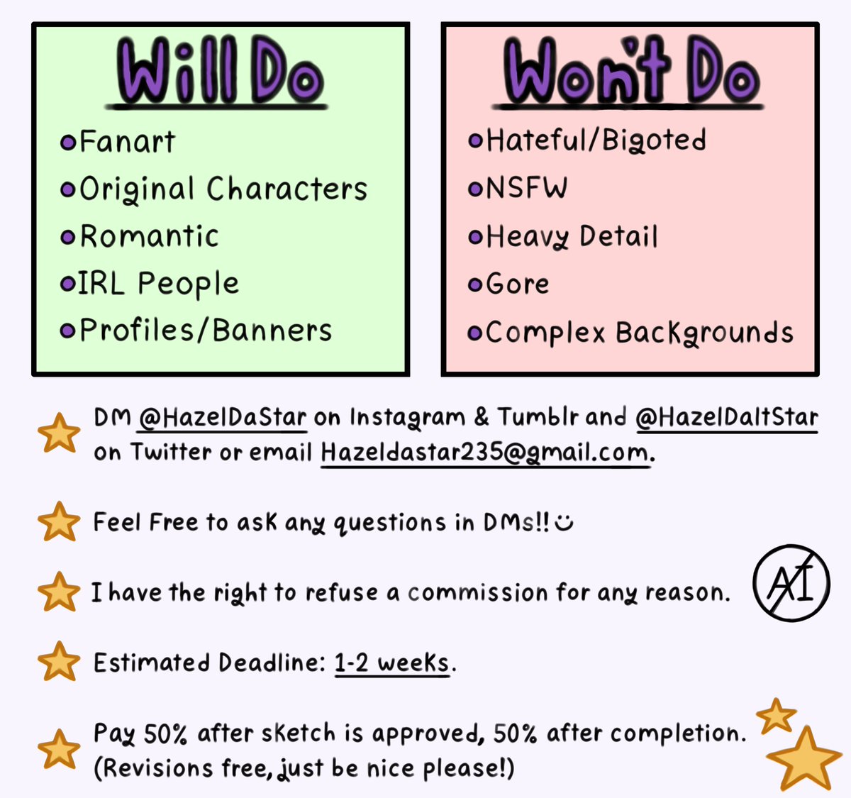 HazelDaStar ⭐️ (C0mms are open!) tweet media