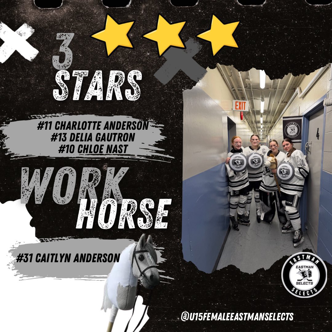 FINALS BOUND! 🔥🏒🖤🤍🩶
The Selects pick up a big win today and advance to the finals. What a battle and what a team effort. Stay tuned for the upcoming schedule.
#SelectsStrong #ChampionshipBound #PlayoffHockey