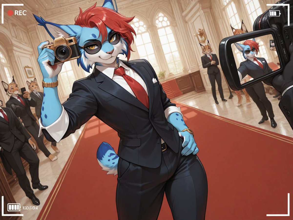 ZackAiCreates's tweet photo. For this challenge put your OC on the red carpet make them the center of attention it's their moment to shine clothing or nude is okay NSFW and SFW is welcome in the #Redcarpetchallenge https://t.co/bDSyCNIMpz