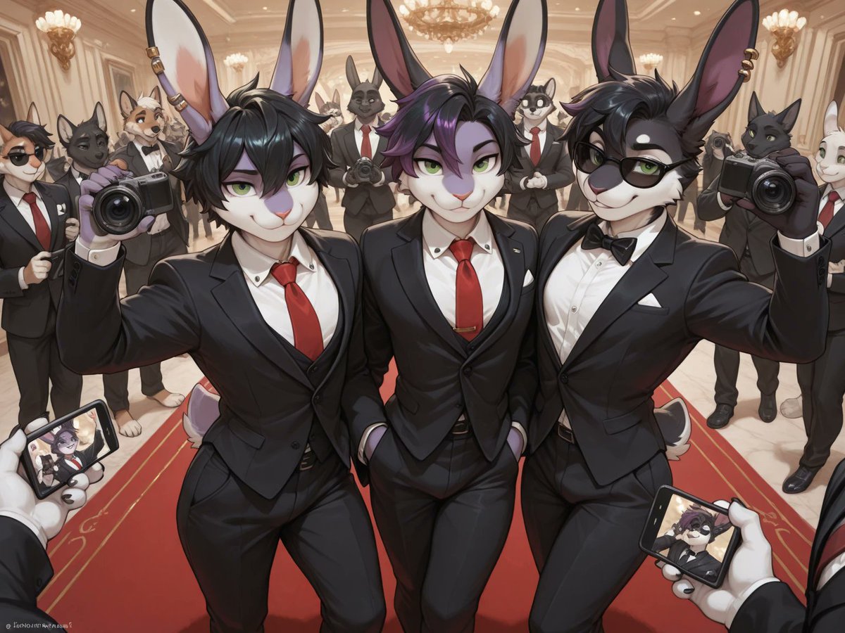 ZackAiCreates's tweet photo. For this challenge put your OC on the red carpet make them the center of attention it's their moment to shine clothing or nude is okay NSFW and SFW is welcome in the #Redcarpetchallenge https://t.co/bDSyCNIMpz