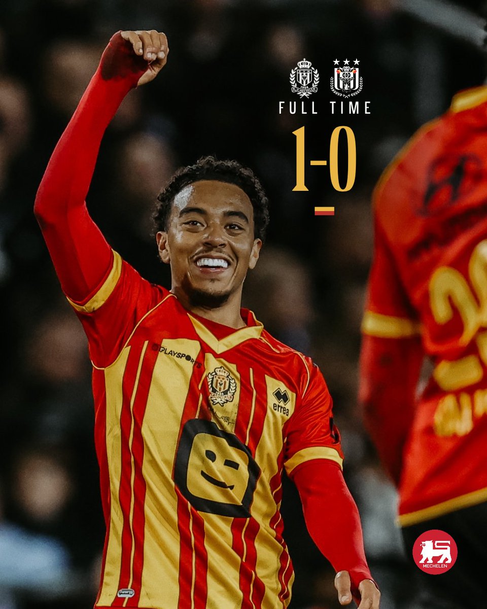 kvmechelen's tweet photo. JAAAAAAAA 🔥 

Champions Play-Off's incoming! 😮‍💨

#kvmand https://t.co/q8cukUx67u