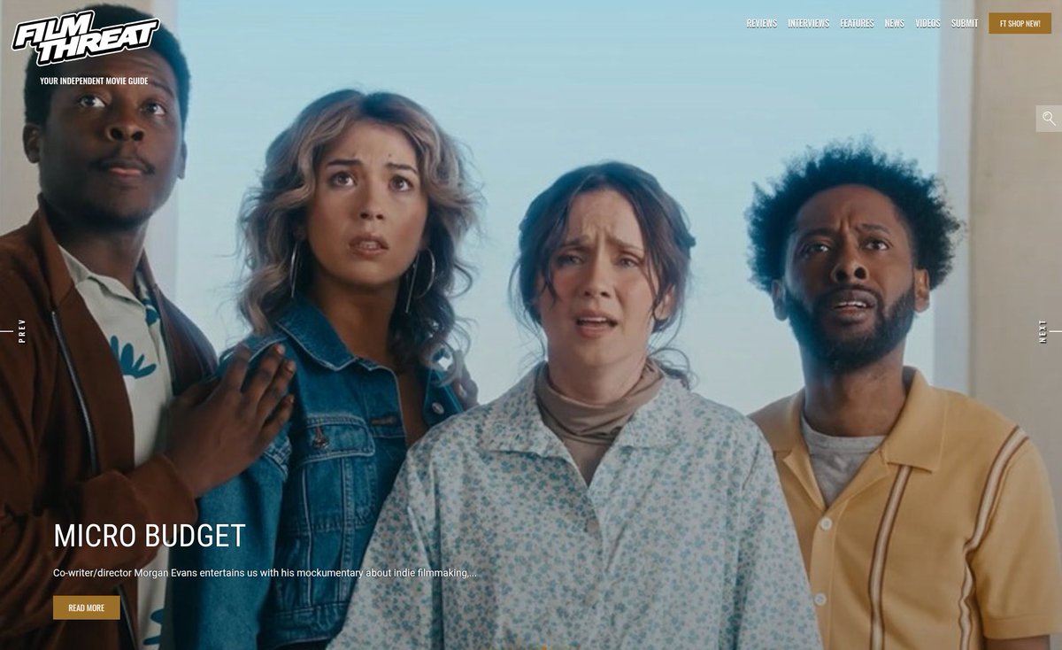 FilmThreat's tweet image. “The cast and crew are on pins and needles due to Terry’s authoritative behavior and vague information about the film’s budget.” Ethan Padgett discovers the highs and lows of working with a Micro Budget.
filmthreat.com/reviews/micro-… #SupportIndieFilm #MicroBudget #Documentary