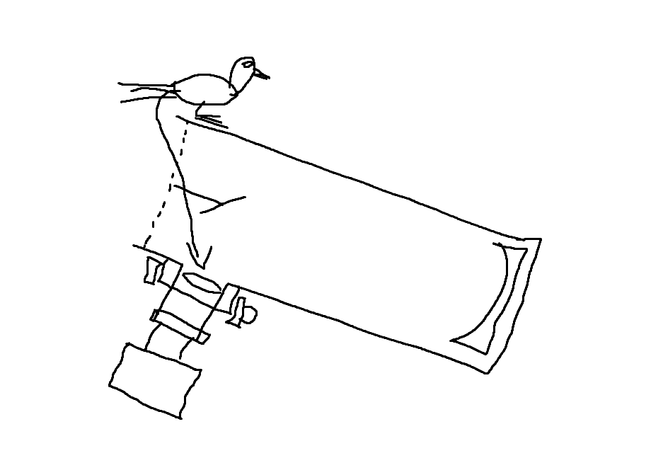 Melichar_fox's tweet photo. Just a heads up. If you're using your reflector telescope with the focuser facing down a single bird shit can turn your brand new 331€ coma corrector into a paper weight. https://t.co/1OTYyZRABm