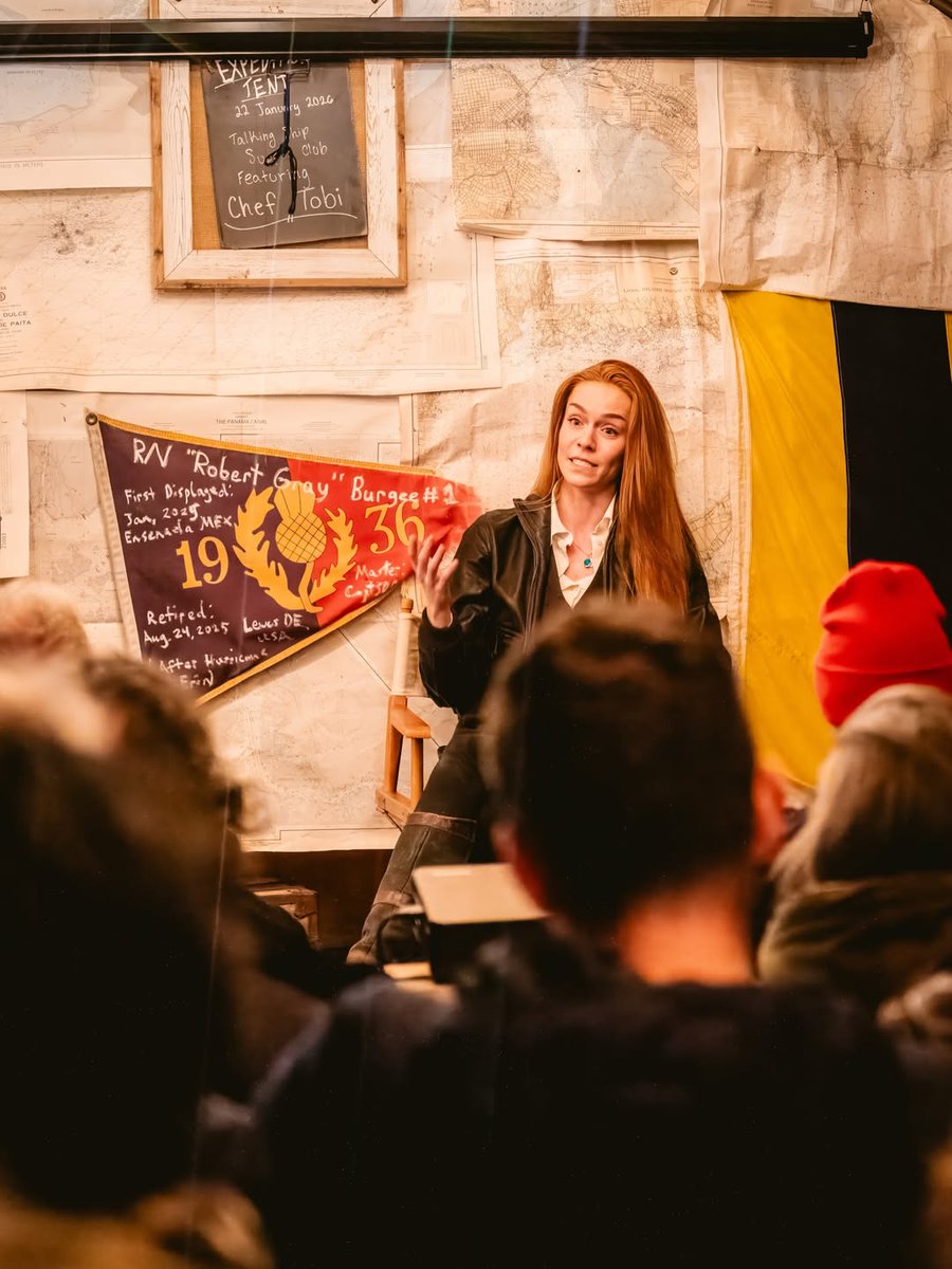 KateBroug5ij's tweet photo. Thank you all so much for joining us for Air &amp; Sea aboard R/V “ROBERT GRAY” as we commemorated WWII through film and conversation. #thevoyagersclub #firstflightswithkatebroug #katebroug #forwardtogether #airandsea https://t.co/OCnYgR7JJf