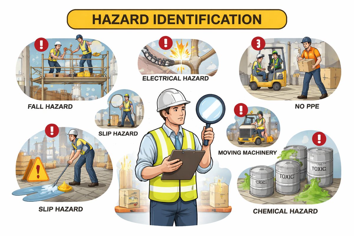 Remember, you can't control risk without first identifying the hazards.