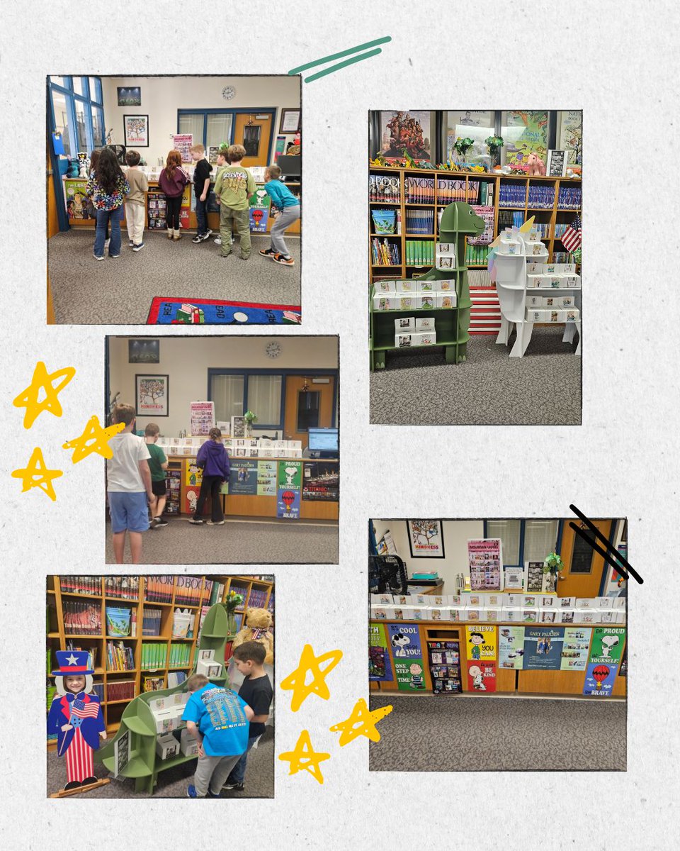 Maxwell and West Point Elementary School Library tweet media
