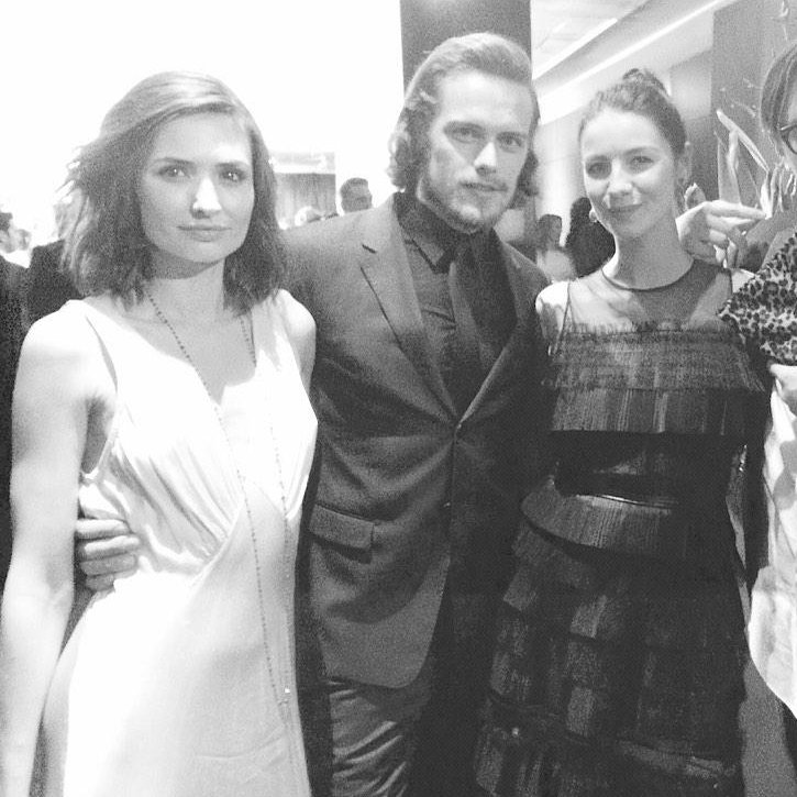 watching outlander rn and woah that's zosia with claire and jamie fraser
