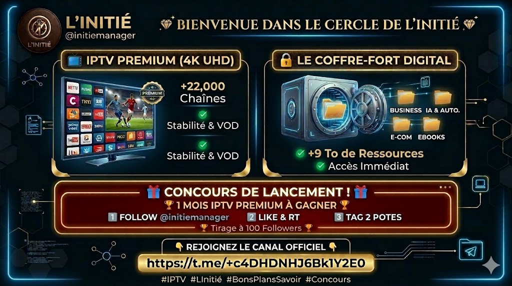 L'Initié (Bons plans/Savoir) tweet media