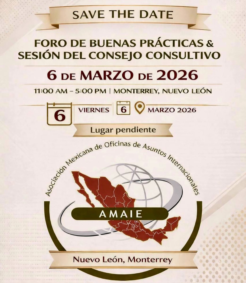 rayfreddy's tweet photo. Además de la reunión del Consejo Consultivo de la #AMAIE con grandes colegas y amig@s paradiplomáticos @Pilarlozanomd @jorgeschiavon @Memo_Zamora @MonserratIgles2 @SergioGmezP @uefai_jal @Maricarmen_MtzV @InternacCDMX @l_bosques1 @LorenaMartinez #UERRE https://t.co/zfqkK3UWXF