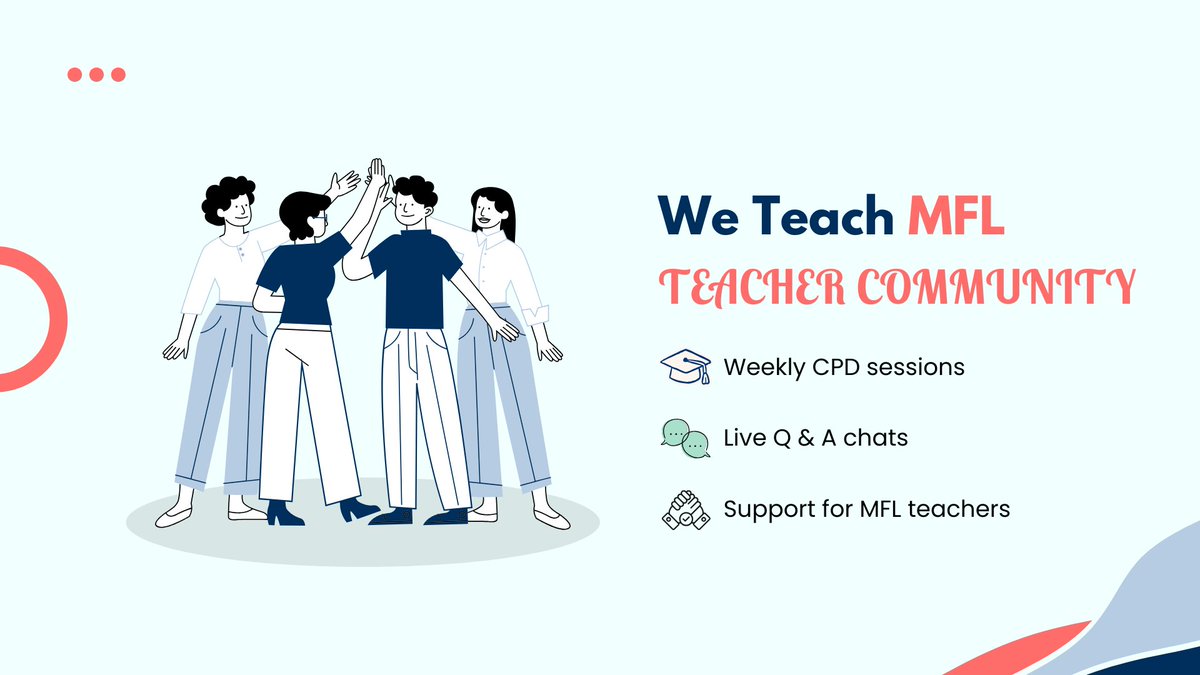 We Teach MFL tweet media