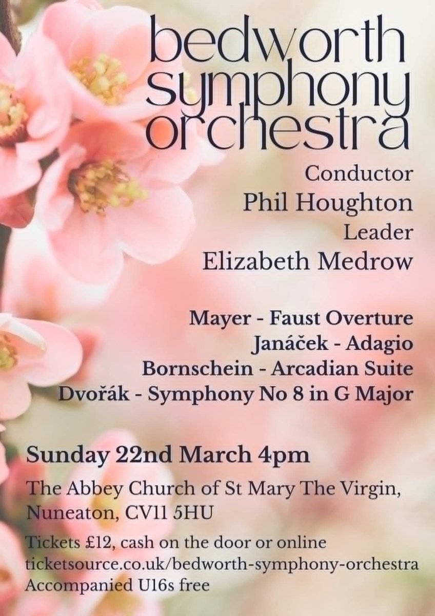 NuneatonSymph's tweet photo. Next Sunday. https://t.co/lmF7Zrme5L