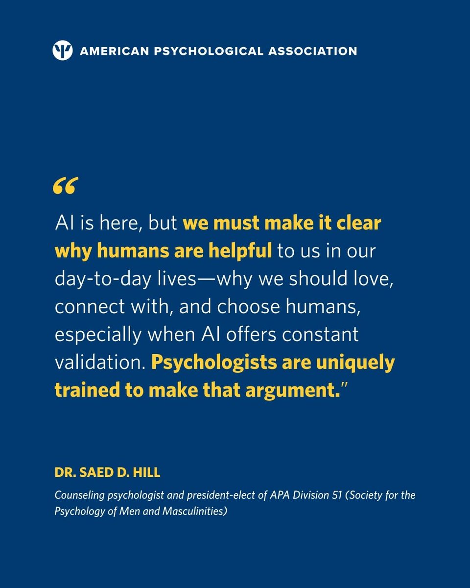 American Psychological Association tweet media