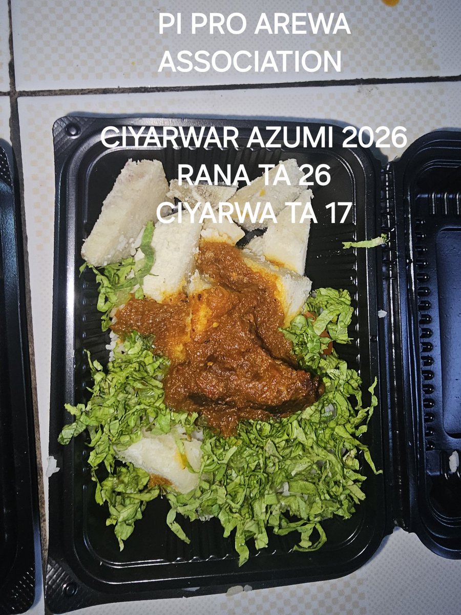 piproass's tweet photo. CIYARWAR AZUMI DA GA PI PRO AREWA TA 17
RANA TA  26

Alhamdulillah, Allah ya bamu ikon Ciyar da mutane Hamsin ( 50 ), Allah ubangiji ya saka ma kowa da kowa da alheri, Amin🙏🏻🙏🏻🙏🏻🙏🏻🙏🏻🙏🏻

Allah ya biya mana buqatunmu baki daya, wayanda suka taimaka Allah ya saka maku da mafifincin Alheri Amin🙏🏻🙏🏻🙏🏻🙏🏻

Kaima/kema ka/ki taimaka👇🏻👇🏻👇🏻👇🏻👇🏻👇🏻👇🏻

8068204613
Sani Muhammad 
Palmpay 

Allah ya bada ikon taimakawa 🙏🏻🙏🏻🙏🏻🙏🏻🙏🏻🙏🏻🙏🏻🙏🏻