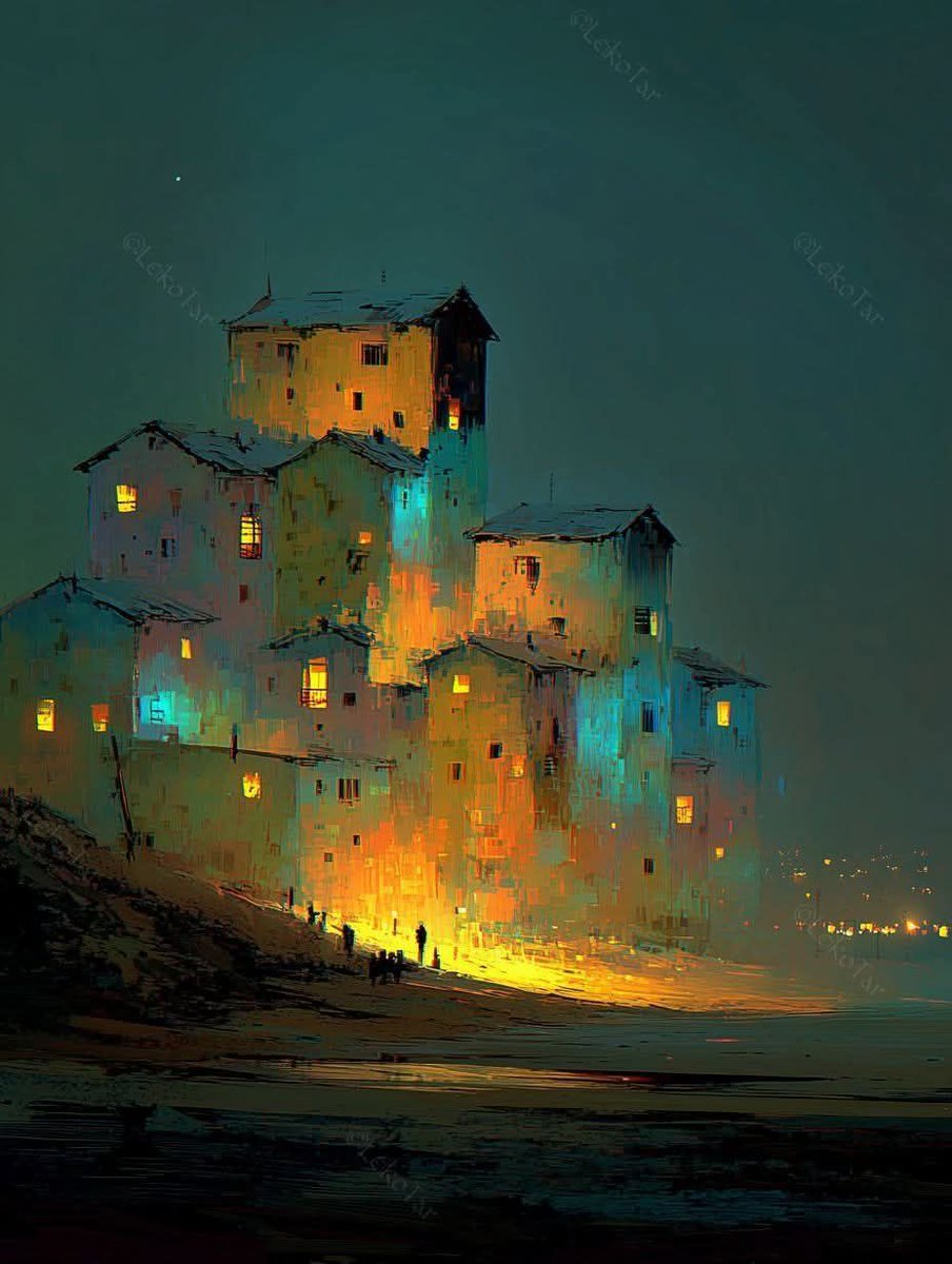 Sure baby, mañana. It was always mañana. For the next few weeks that was all I heard––mañana, a lovely word and one that probably means heaven.

— Jack Kerouac

Lights Before Dawn. Leiko Tar