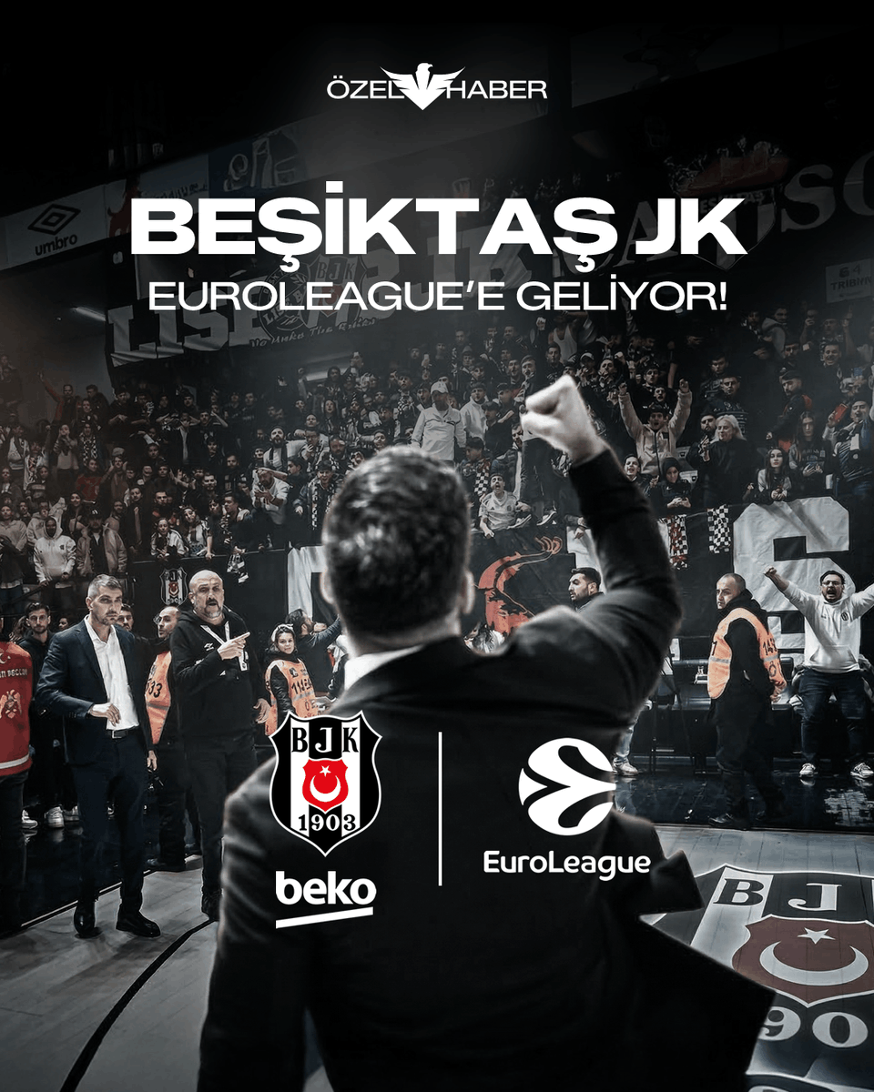 Beşiktaş JK, EuroLeague'e geliyor!

▪️ Potanın Kartalları, bu sezonki EuroCup sonucundan bağımsız olarak önümüzdeki sezon EuroLeague'de yer alabilir. EuroLeague ile yapılan görüşmelerde ciddi mesafe katedildi.

▪️ Beko'nun, önümüzdeki sezon Beşiktaş Erkek Basketbol Takımına ana
