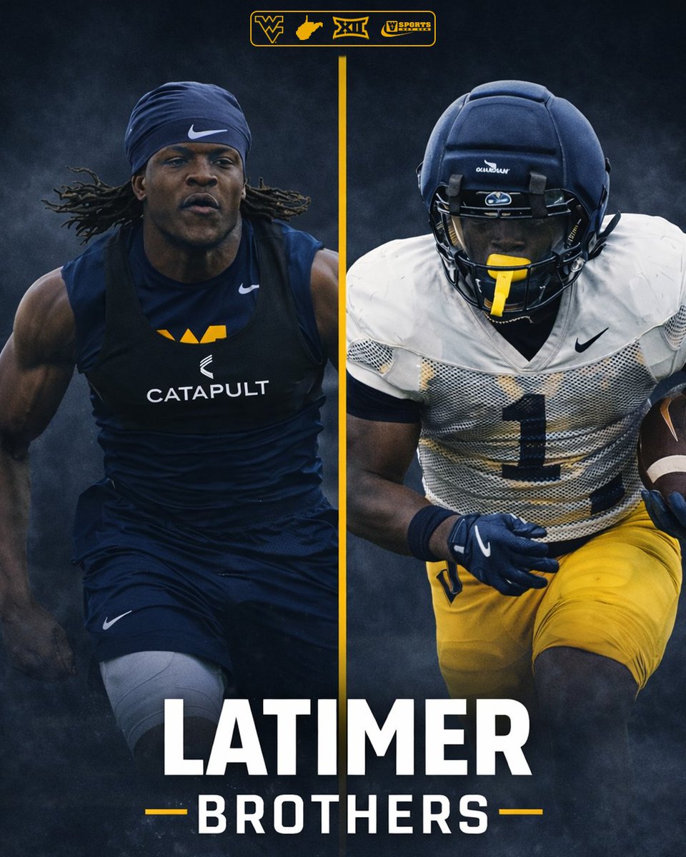 WVSportsDotCom's tweet photo. NEW: Family ties and proven production helped #WVU land the Latimer brothers.
One's a record-breaking running back who flipped late. The other's a proven defender who Rodriguez knows well.
Intel βΆοΈ https://t.co/I89d74tGuC https://t.co/sGQ1UAzxk3