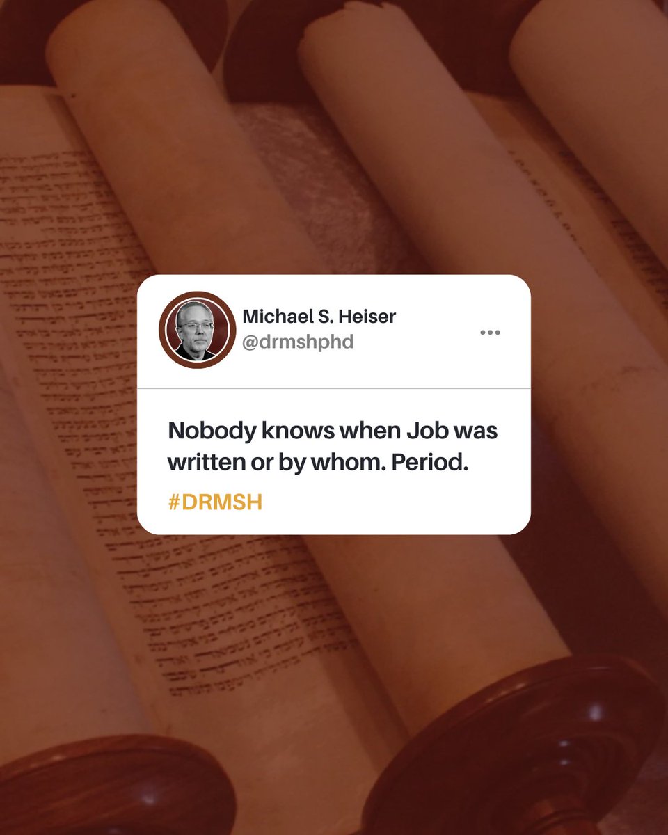 Michael S. Heiser tweet media