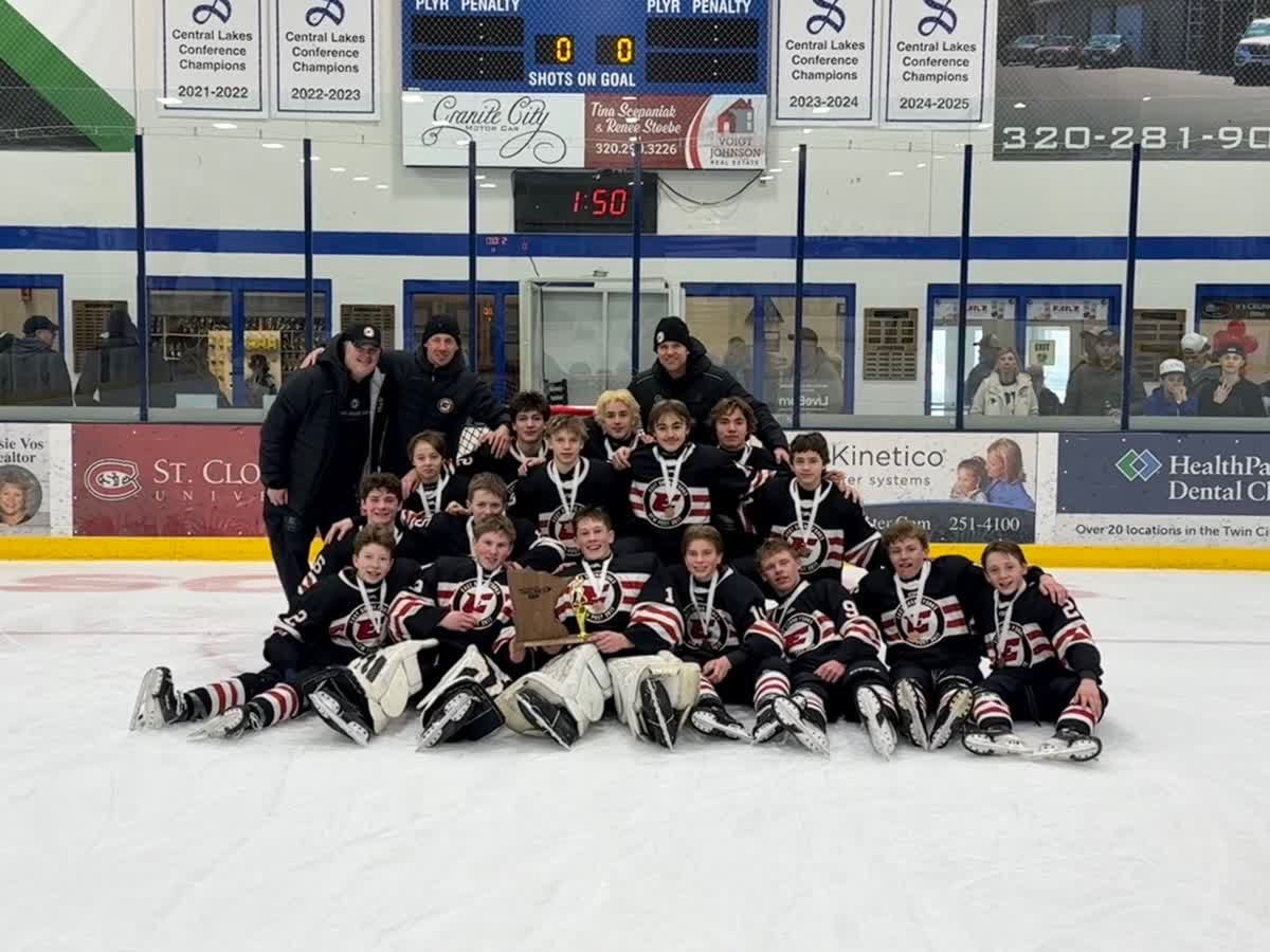 Congratulations to the EGF Bantam AA’s on a 3rd place finish at state!! Great job boys!