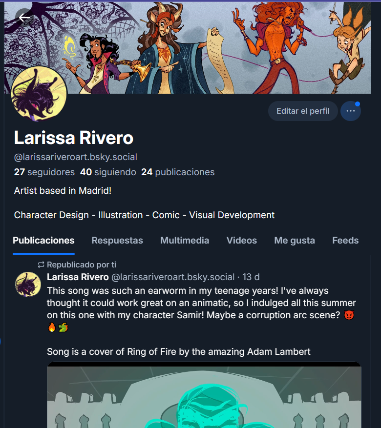 LaRilustra's tweet photo. I'll be more active on my BlueSky! Follow me there! There's a special art giveaway that ends on March 31st

https://t.co/YFfkHf7x7L https://t.co/y30wrgPmGY