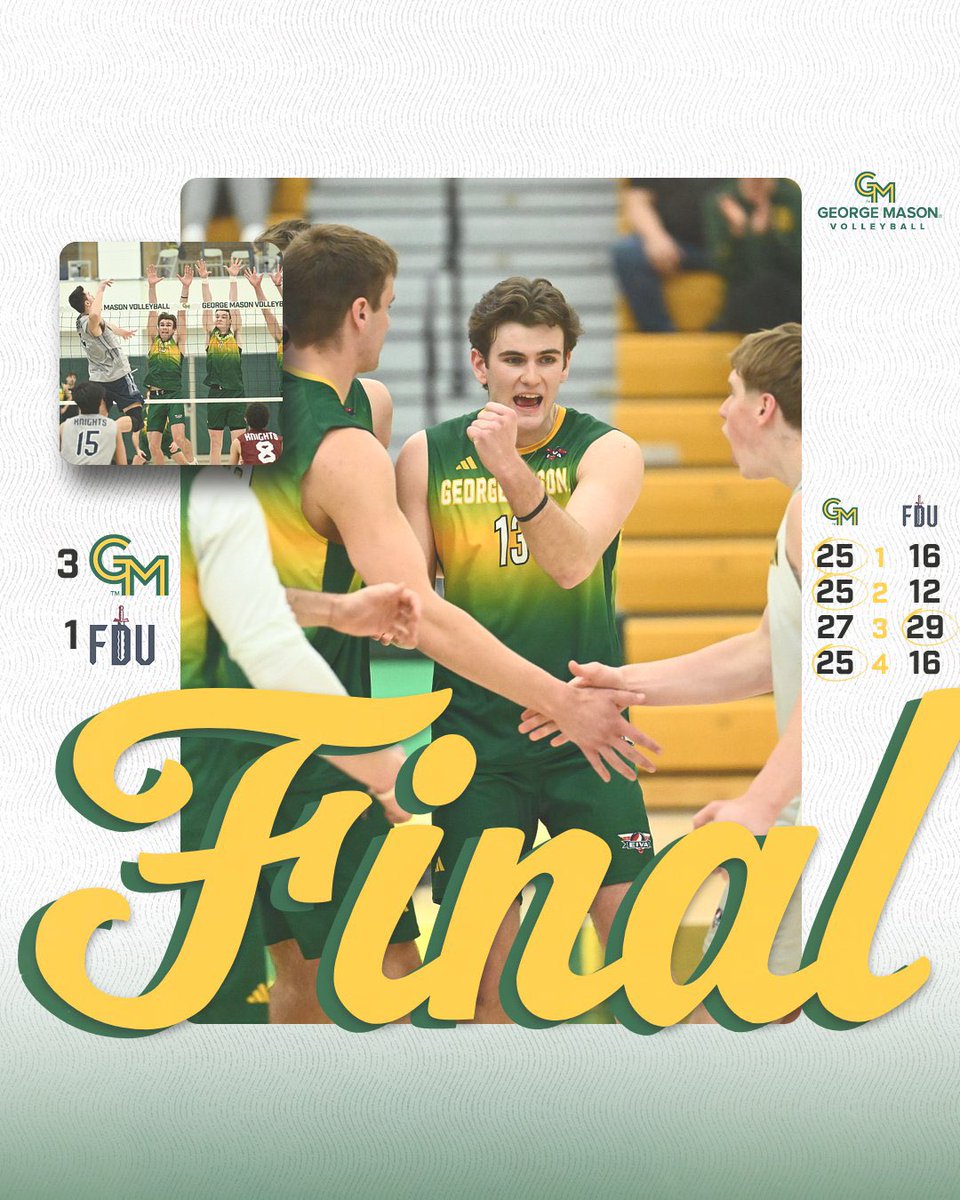 George Mason Men's Volleyball tweet media