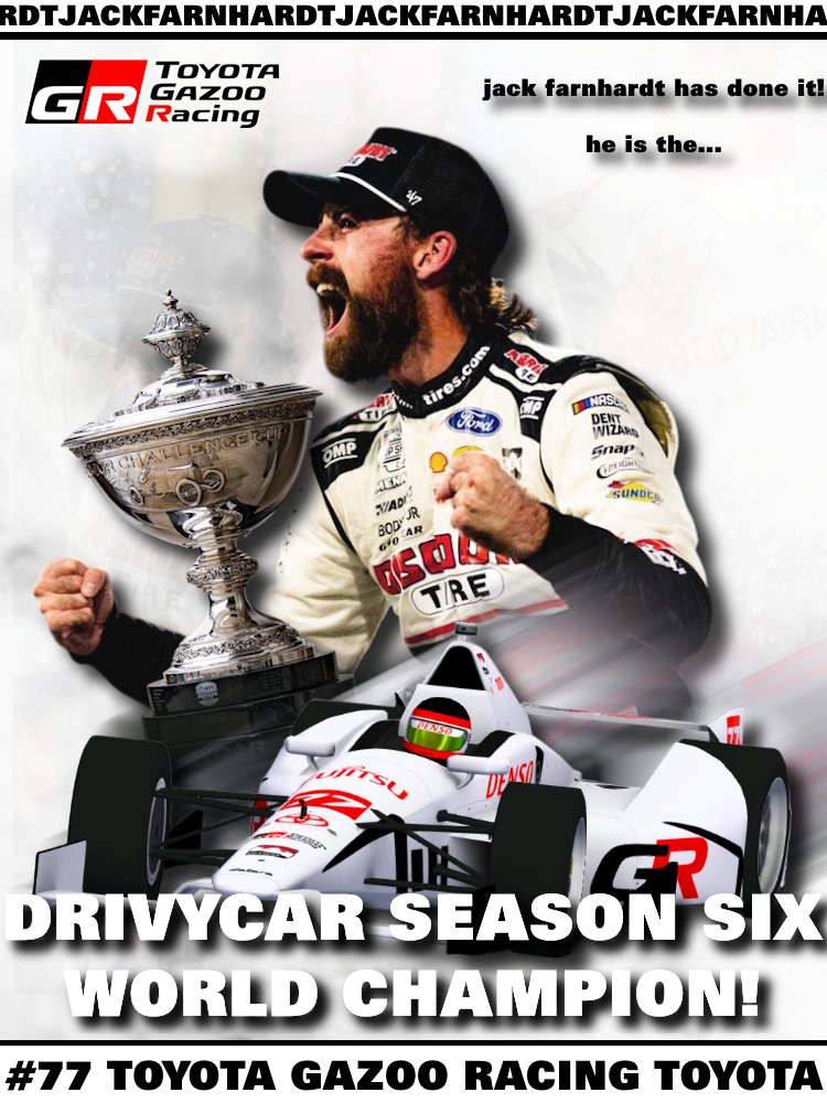 LADIES AND GENTLEMEN, MAKE SURE TO CONGRATULATE THIS MAN WELL!!!

<a href="/INF___88/">INF</a> IS THE SEASON 6 DRIVYCAR SERIES CHAMPION!