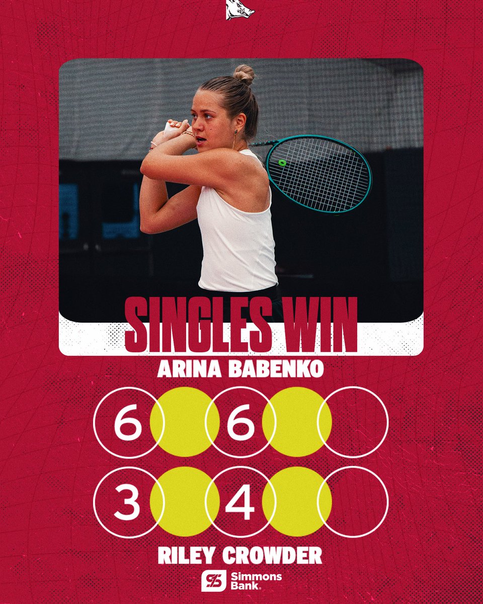 Razorback Women’s Tennis tweet media
