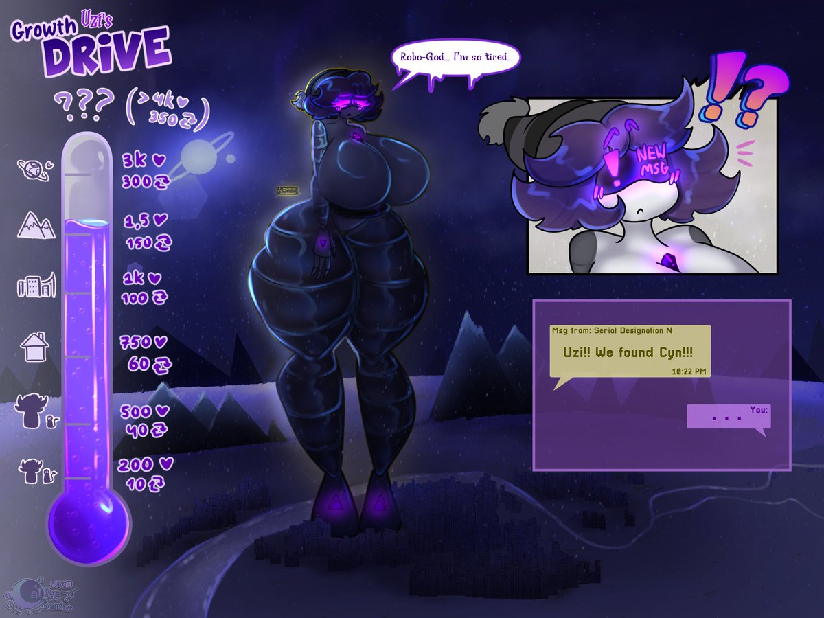 Uzi's Growth Drive 🌡️⬆️ - part 6

And the causer was found...

#murderdrones #mdtwt #giantess #giant #UziDoorman #SerialDesignationN #growthdrive