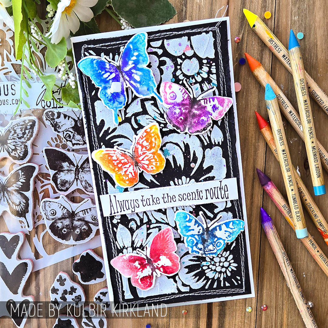 stampers_anon's tweet photo. Bold butterflies + vibrant color pops π¦π This eye-catching sample by @luv2papercraft brings playful movement to a layered floral background β¨ Created with #timholtzstamps CMS217 and layering stencil Bouquet.
#timholtz #stampersanonymous #SACurations #handmadecards https://t.co/1gd1876H3R