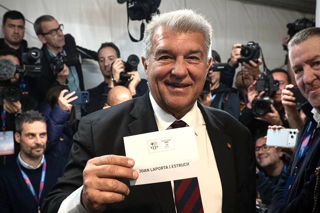 Joan Laporta beat Victor Font to Barca president for next five years