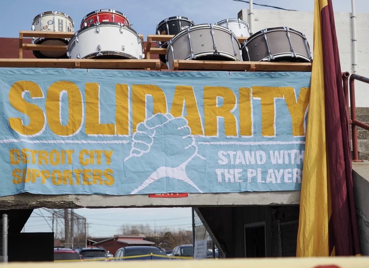 AFLCIO's tweet image. The @USLChampionship league wouldn’t be possible without the skill and talent of the players. It’s time they got the fair contract they deserve. America’s unions and USL fans across the country have your backs, @USLplayers! #StandUpForStandards

📸: JR Boucicaut