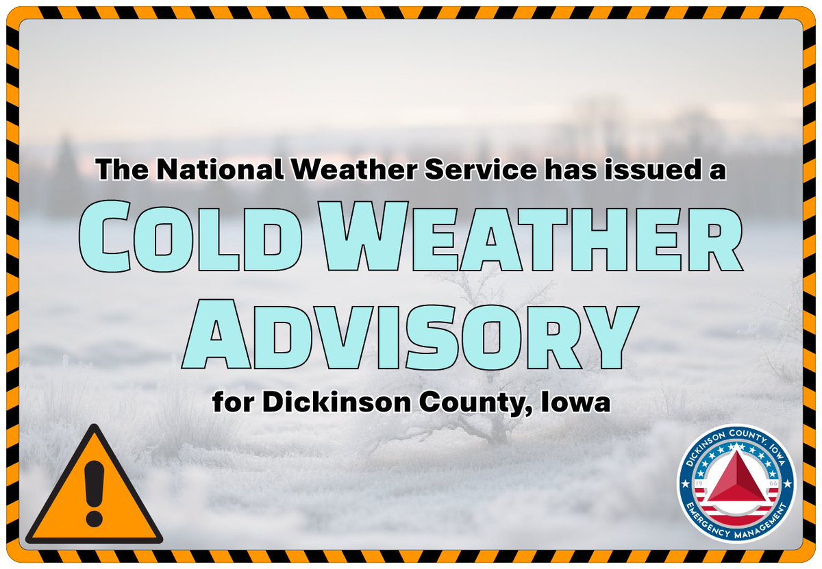 Dickinson County (Iowa) Emergency Management tweet media
