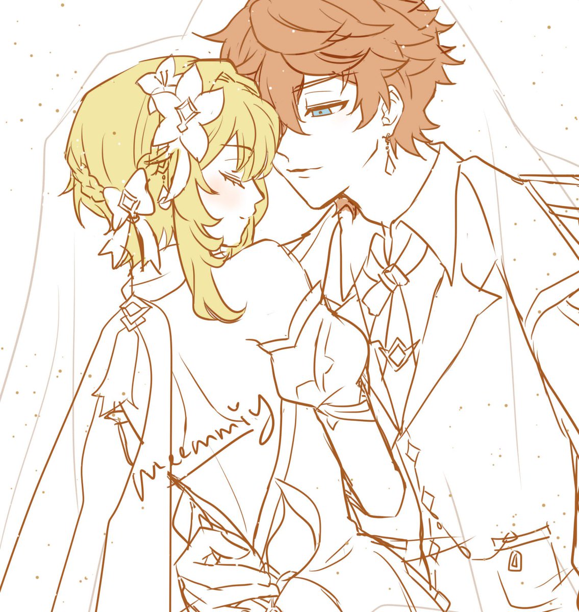 meemmiy's tweet photo. WIP chlm royalty au? ✨ ahh finally get to draw lumine beautiful new skin!

Ohhh anyway, I will be coming to #CF22 ! 😚
#chilumi #タル蛍 https://t.co/pDZx9Vgu4S