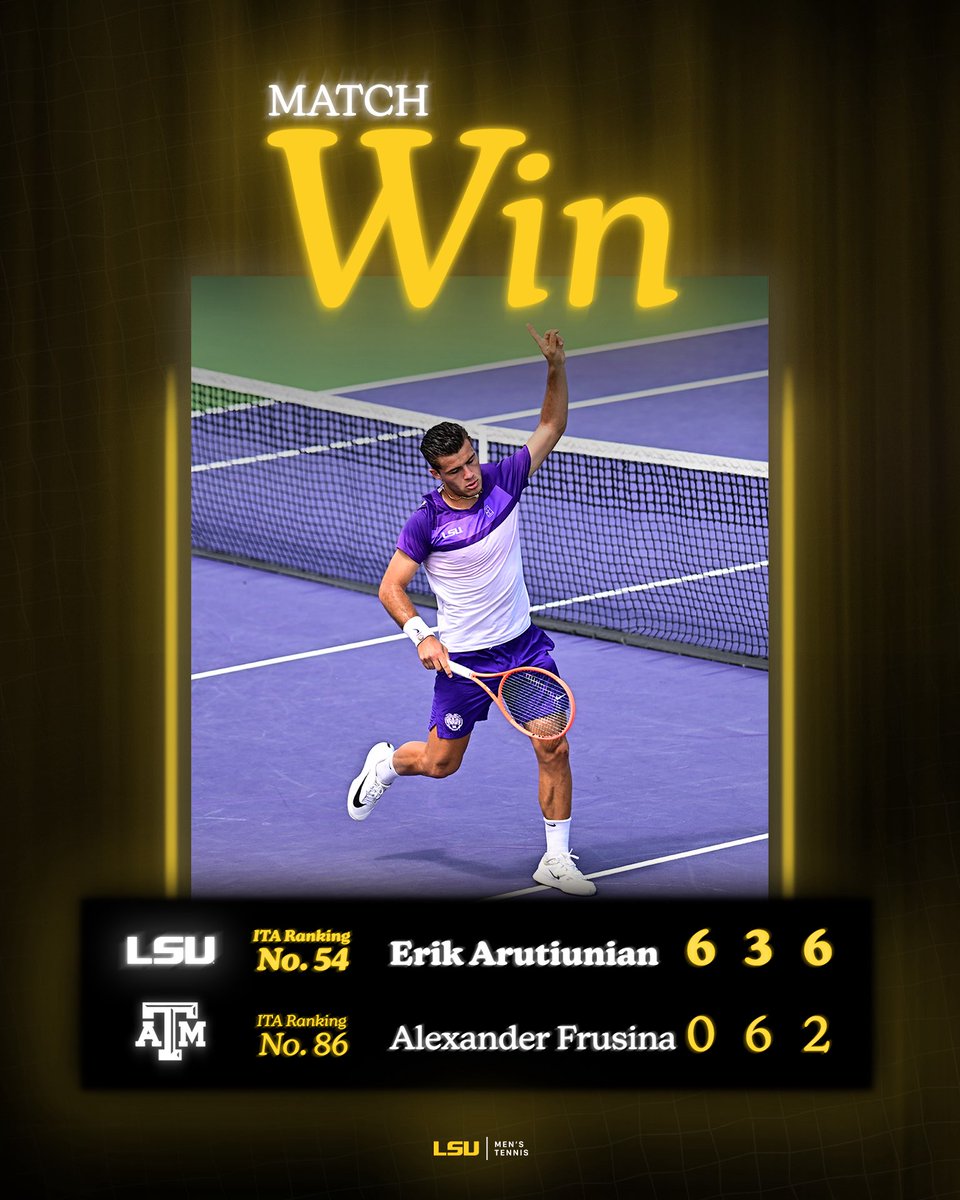 LSU Men's Tennis tweet media