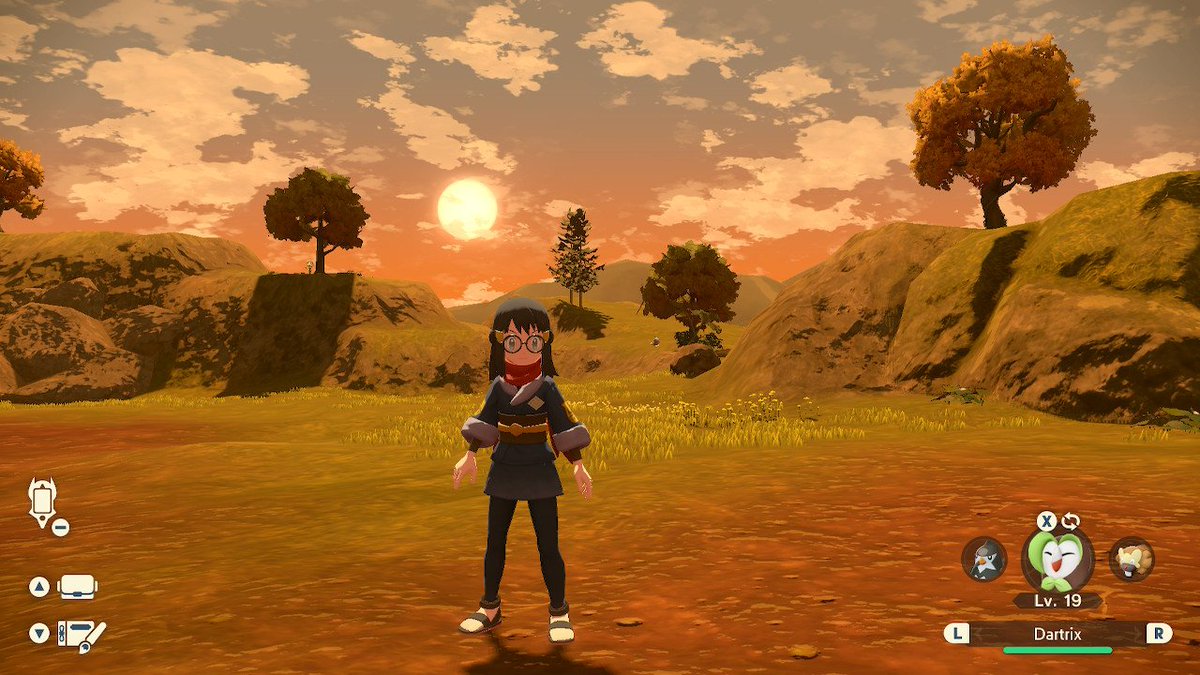 Ele não renderiza vegetação a 5 metros do meu personagem? Sim

Ele tem as texturas que parecem piores que as do 3DS? Sim também

Mas ele é lindo

Eu te acho lindo Pokémon Legends Arceus