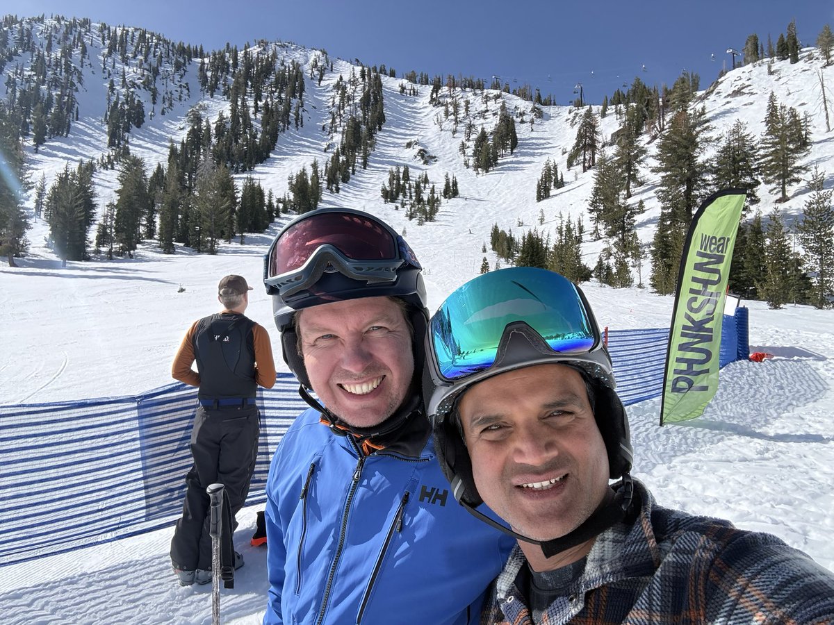 Great running into <a href="/J_/">Julien Le Dem</a> Julien at Mt. Rose and catch up over a few runs. Our kids are competing in local freeride event.