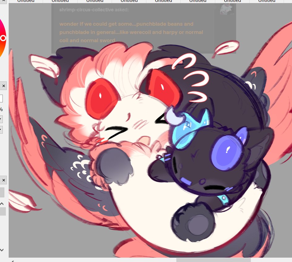 Pie_Ciyanni's tweet photo. little extra werecoil and harpy sword beans I did on tumblr again #punchblade #coilsword https://t.co/HyDIUpl1ta