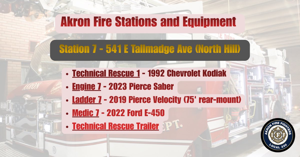 Akron Firefighters Association L330🚒🚑🇺🇸 tweet media