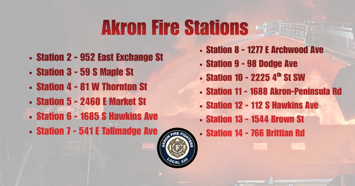 Akron Firefighters Association L330🚒🚑🇺🇸 tweet media