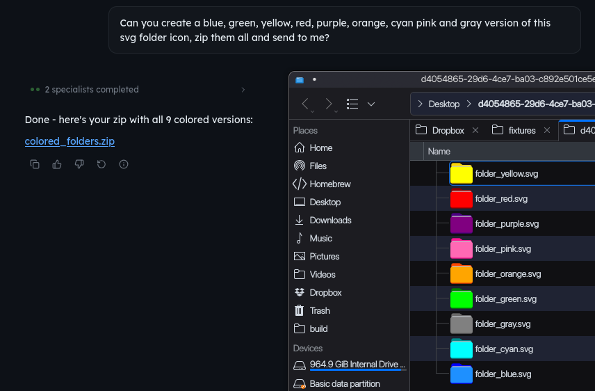 fluneai's tweet photo. Code sandboxes for agents on Flune, work in progress. I'm feeling very satisfied and proud https://t.co/BQEk9hQymC