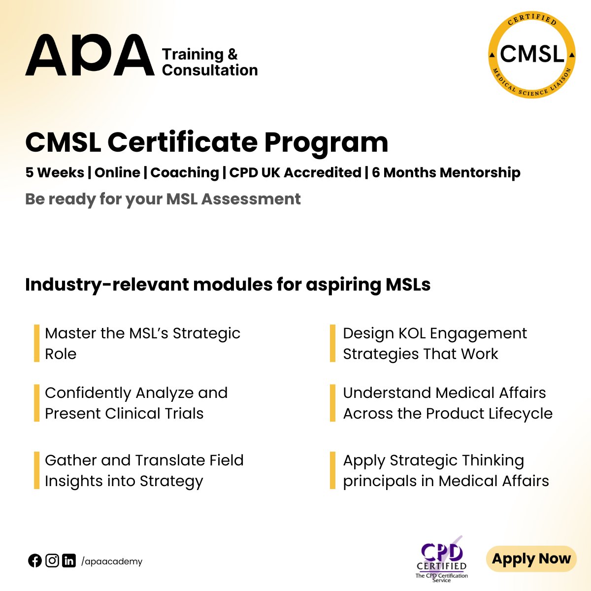 Academy Of Pharmaceutical Affairs (APA) tweet media