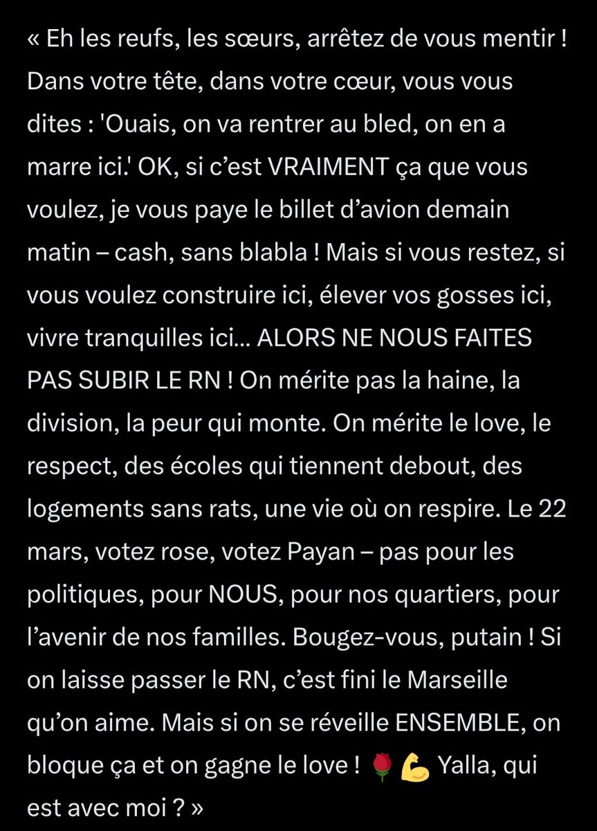 mellekaplan's tweet photo. #Marseille #ElectionBreaking #municipal
#réveillez-vous #StopHaine #StopDivision #StopRacisme #Laicite https://t.co/3fJxEAlBns