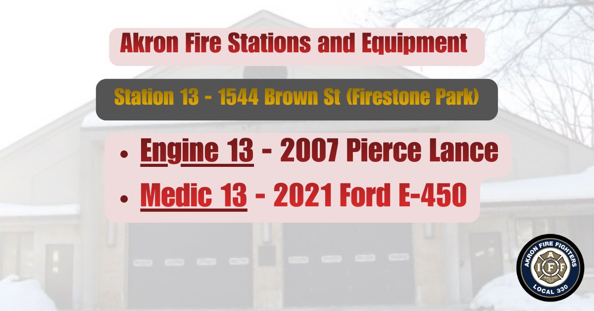 Akron Firefighters Association L330🚒🚑🇺🇸 tweet media